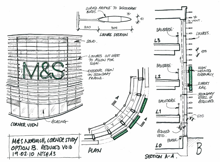 Marks & Spencer Store.